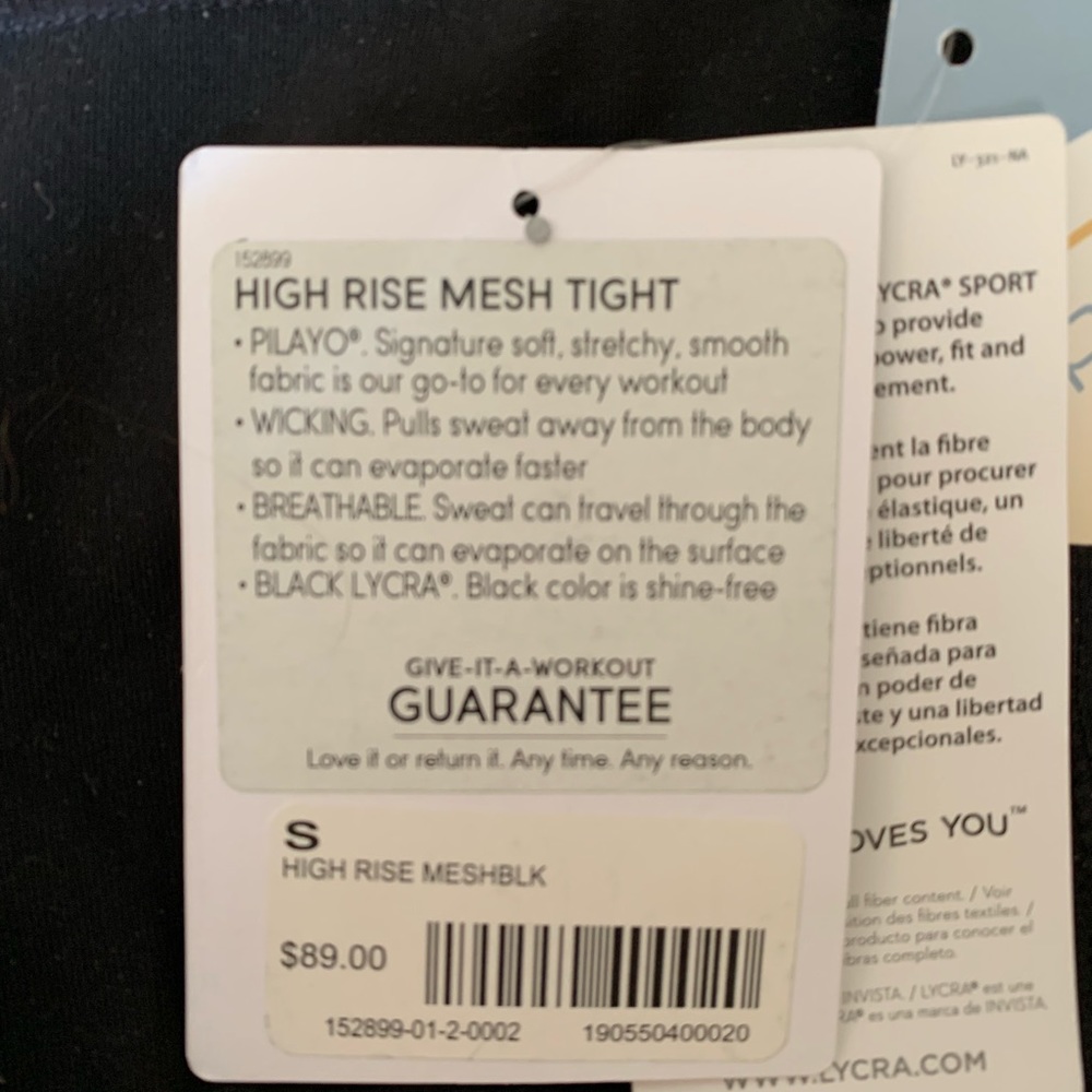 Athleta High Rise Mesh Tight - Picture 3 of 8